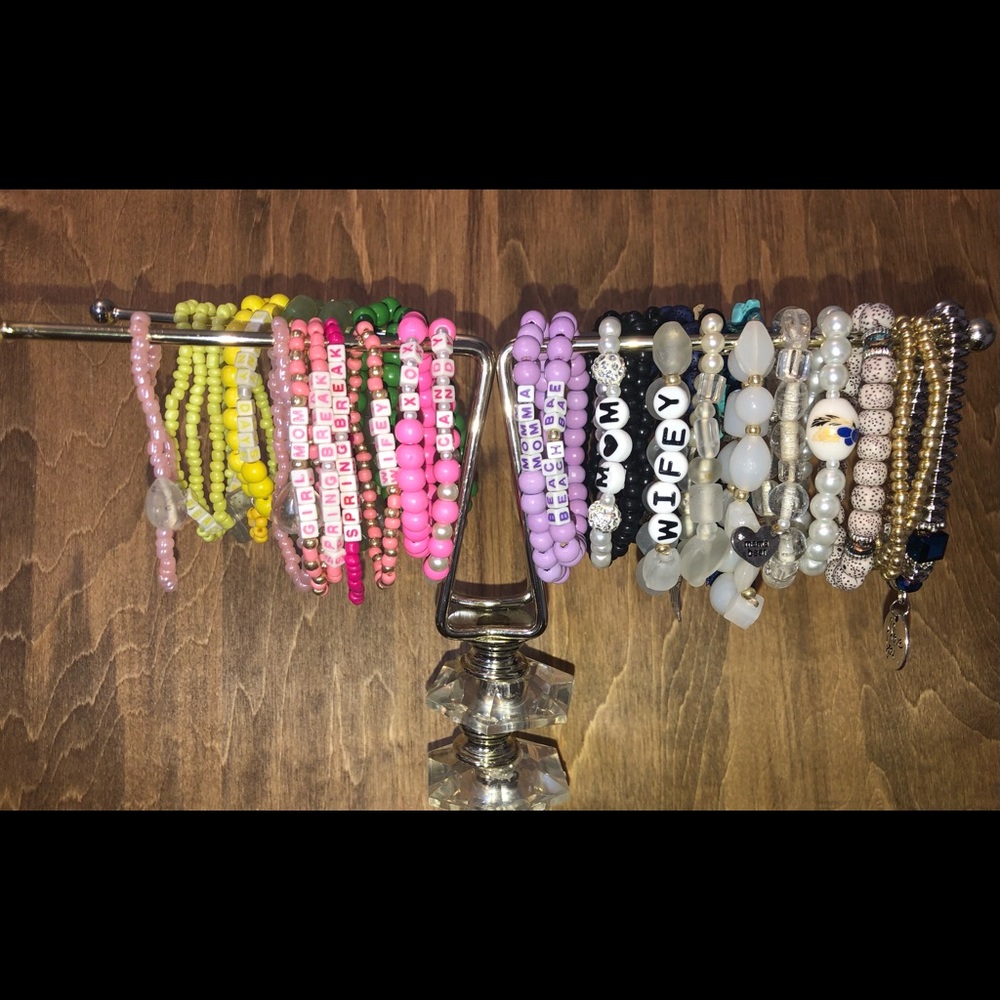 Spring Break stackable Bracelet PINK - Picture 5 of 5